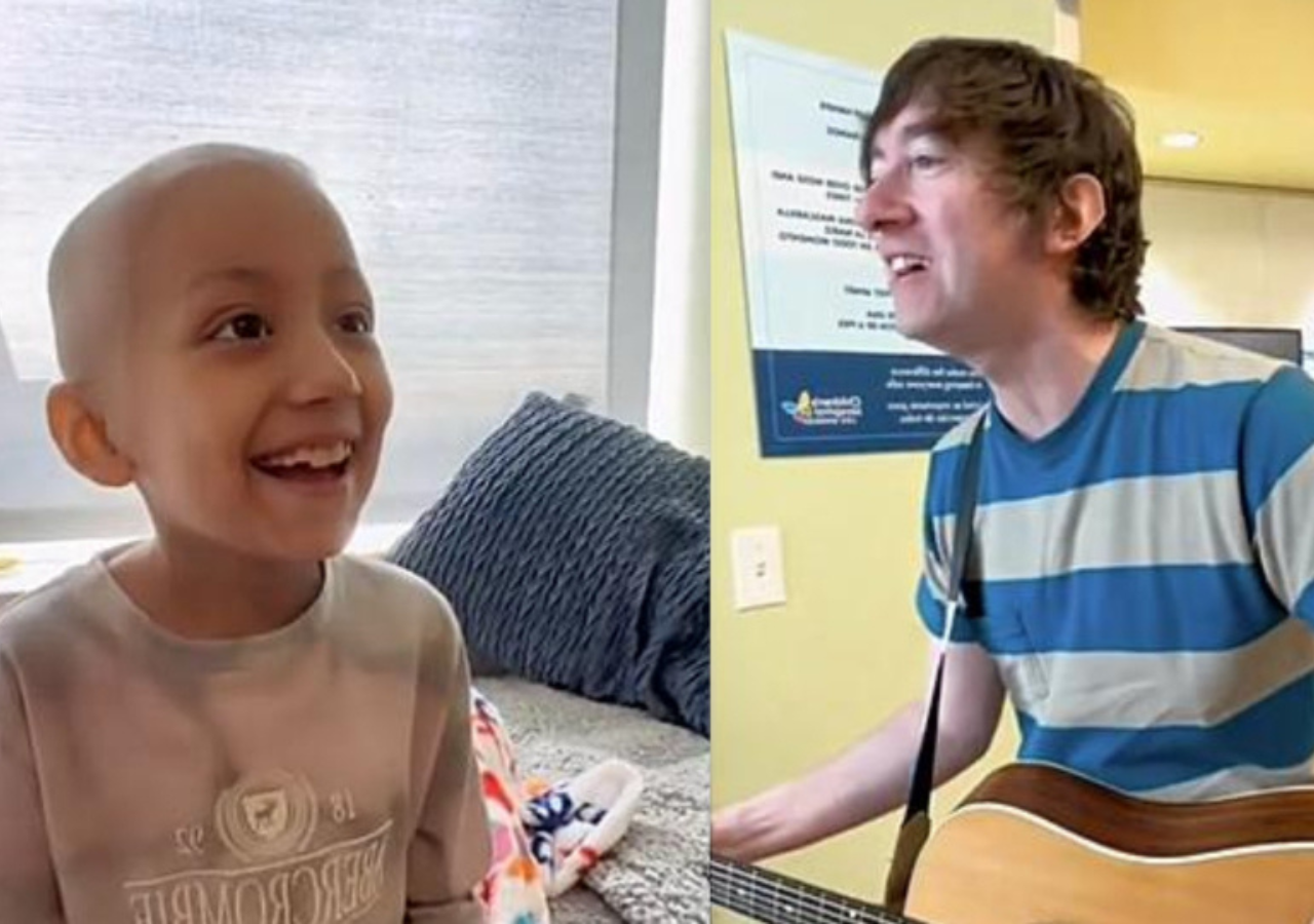 Tom Higgenson Performs Live for a Young Cancer Sufferer