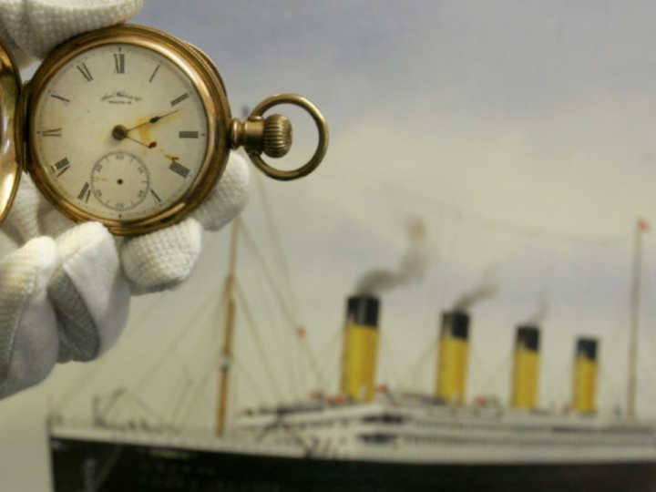 Titanic’s First-Class Menu and Victim’s Pocket Watch Set for Auction