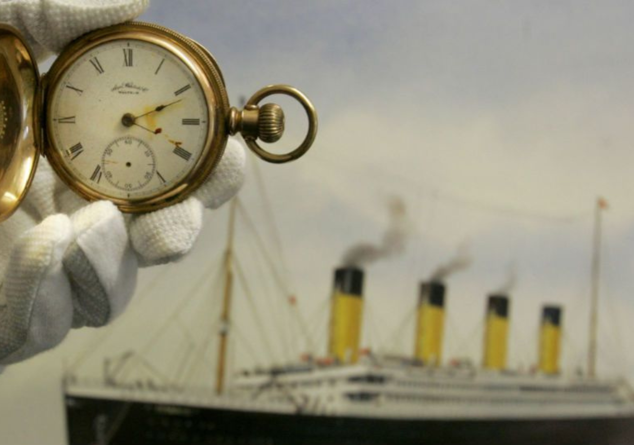 Titanic’s First-Class Menu and Victim’s Pocket Watch Set for Auction