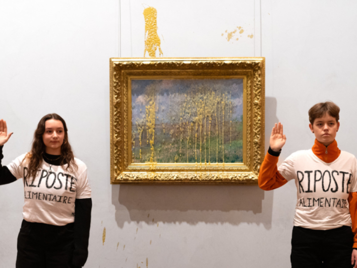 Climate Protesters Soup-Splatter Monet’s Masterpiece