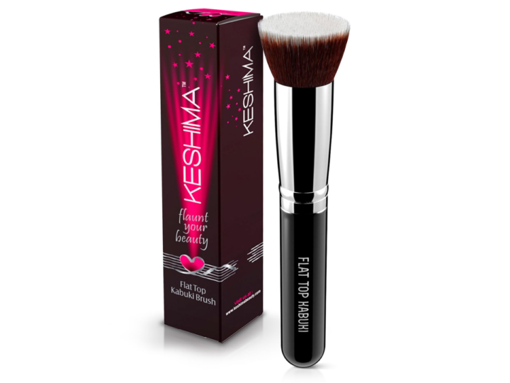 Achieve Airbrushed Perfection with the KESHIMA Flat Top Kabuki Brush